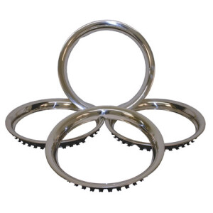Type2 split, bay T25 Wheel rings Stainless steel 14 inch