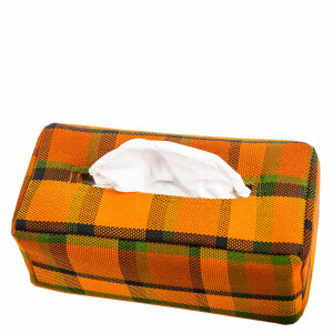 cover for tissue boxes orange
