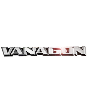 T25 Sign Vanagon chrome/black Volkswagen Original Part...
