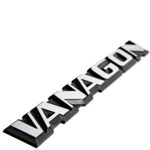 T25 Sign Vanagon chrome/black Volkswagen Original Part...
