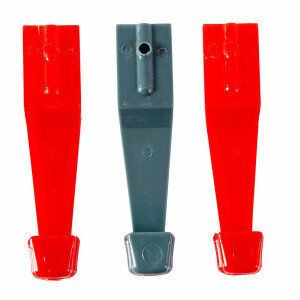 Type2 bay Dash Board Heater Levers 2 Red and 1 Blue 8.73...