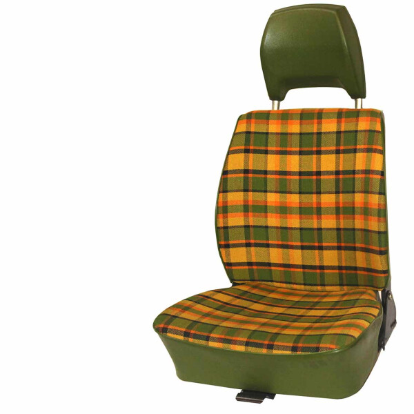 T2 Westfalia Sitzbezug für den Fahrersitz Gelb-Grün 