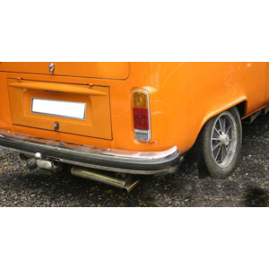 Type2 Late Bay Rear Bumper Chrome Repro-Quality OE-Nr....