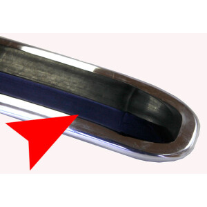 rubber trim for deluxe bumper guards front 8.69 and on!
