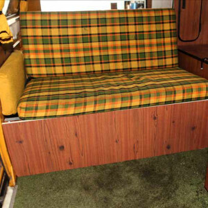 Type2 Bay Window Cover for the 3/4 widht Westfalia rear seat