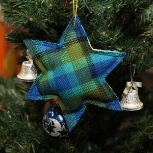 Weihnachtsstern Westfalia-Style blau Stern