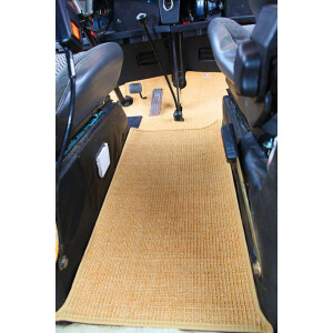 T2 carpet Middle passage beige Sisal Top-Qualit&auml;t