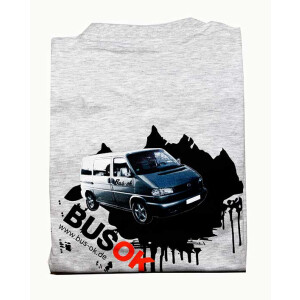 T-Shirt T4 Bus-ok R&uuml;ckenaufdruck...