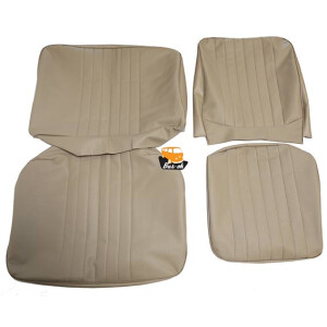 Type2 bay seat upholstery 08/1968-07/1973 beige 1/2 and...