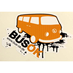 Sticker &quot;BUS-ok&quot; Type2 bay with grafitti