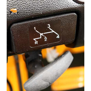 Type2 bay sticker for ashtray gear shift pattern