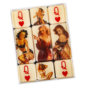 Pin up Girls magnets 9-pieces