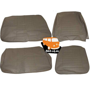 Type2 bay seat upholstery 08/1973-07/1976 beige 1/2 and...
