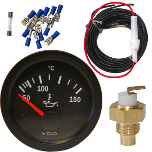 Type2 Split and Bay VDO Oil Temperature Gauge Kit (with...