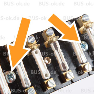 Type2 split screwset for fusebox up to 4.60 OEM partnr. N...