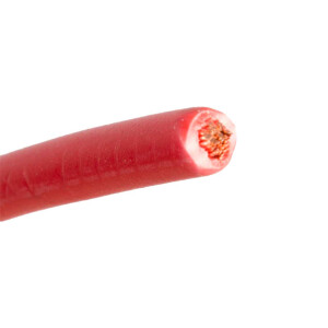 Car wire 2,5 qmm red sold per Meter