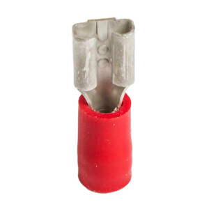 blade receptacle red for cable 0,5 - 1,0qmm