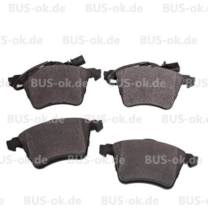 T4 Brake Pads Vented Discs 16" Wheels with Wear...