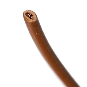 Car wire 2,5mm&sup2;  brown sold per Meter