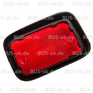 Type2 bay Rear Side Marker Lens red /black VW T2...