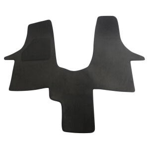 T5 Carpet for driver cabin, black, with central aisle