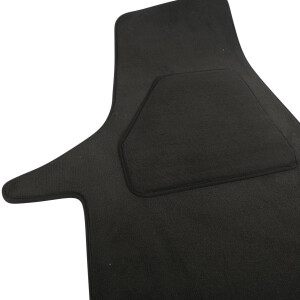 T5 Carpet for driver cabin, black, with central aisle