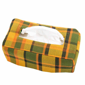 cover for tissue boxes yellow