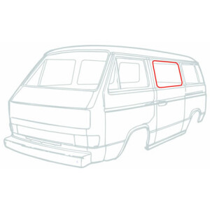 Middle Side Window Seal for T25 1979&ndash;1992