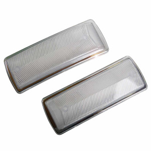 Type2 early bay Pair front indicator lenses white with...