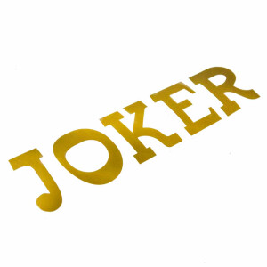 T3 Dekorfoliensatz "Joker" Gold 10-teilig...