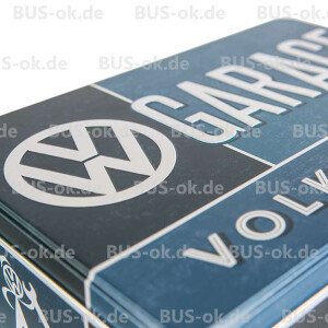 Blechdose Volkswagen Garage geprägt Vintage mit...