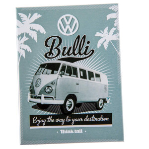 Magnetic Sign "Bulli-Think tall" Volkswagen T1