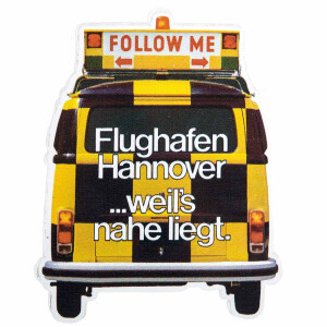 Sticker Type2 bay "Follow me" Airport Hannover