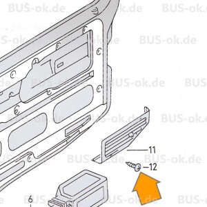 T25 screw set for cab door vent OEM partnr. N0139655