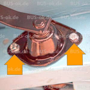 Type2 bay screwset for clutch pedal housing OEM partnr....