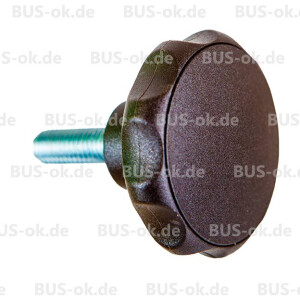 T25 Westfalia Positioning knob, brown, OEM-Nr. 253-070-937 B