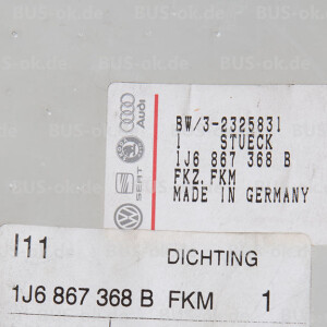 VW Golf 4 Dichtung, orig. Neuteil, Verglnr .1J6867368B FKM