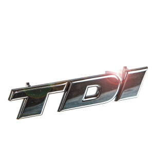 T4 Emblem TDI front chrome, 7.95 - 2003, orig. VW, OEM...