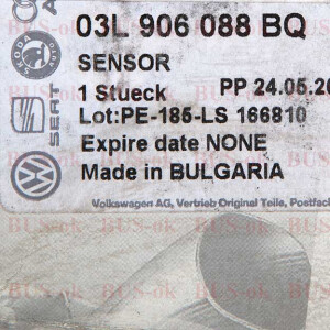 T5 2.0 TDI Exhaust Gas Sensor VW Original Part OEM-Nr....