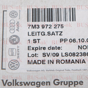 Genuine VW Seat Harness NEW OE-Nr. 7M3972275