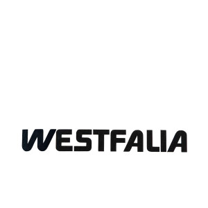 T25 Sticker Westfalia Black for Kitchen