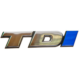 T4 Schriftzug hinten TDI mit blauem I Volkswagen...