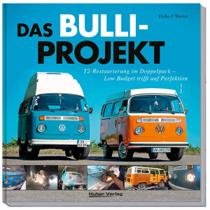 Book "Das Bulli-Projekt" about rebuild two...