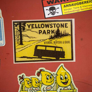 Aufkleber T2 Yellowstone Park Wyoming, Montana & Idaho