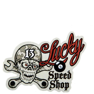 Sticker &quot;Lucky Speed Shop!&quot;