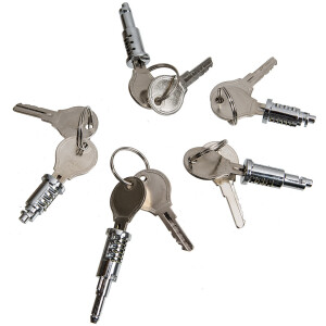 Type2 split complete set of lock barrels and keys, 3,55 -...