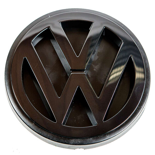 T4 Emblem Heckklappe schwarz, original VW, Verglnr. 701853601A 01C - ,  30,50 €