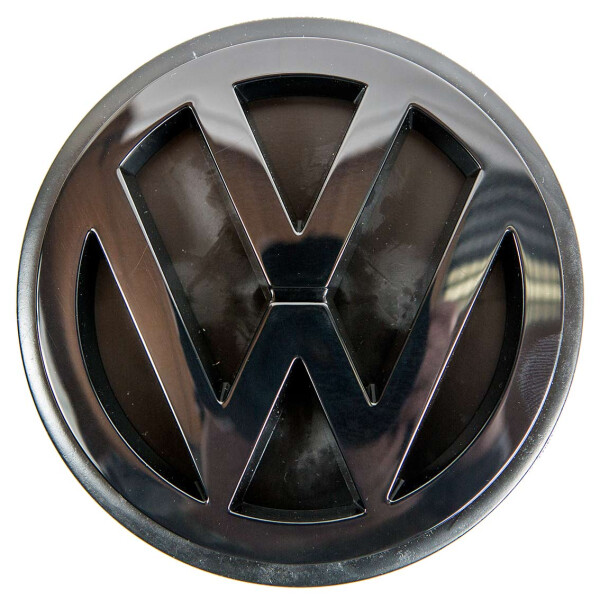 T4 Emblem Heckklappe schwarz, original VW, Verglnr. 701853601A