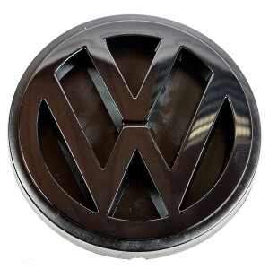 T4 Emblem Heckklappe schwarz, original VW, Verglnr....