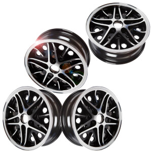 Type2 Late Bay &amp; T25 SSP Cosmic Alloy Wheels 4...